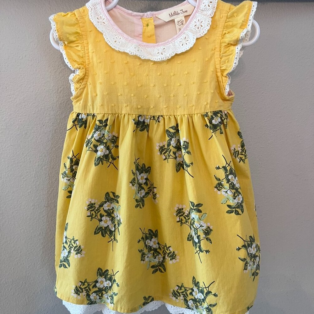Matilda Jane Dress and Bloomers Size 12-18 Months (Good Condition)